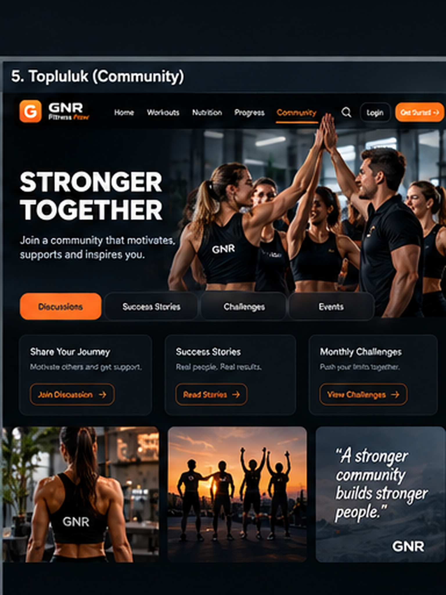 GNR Fitness Flow generated visual