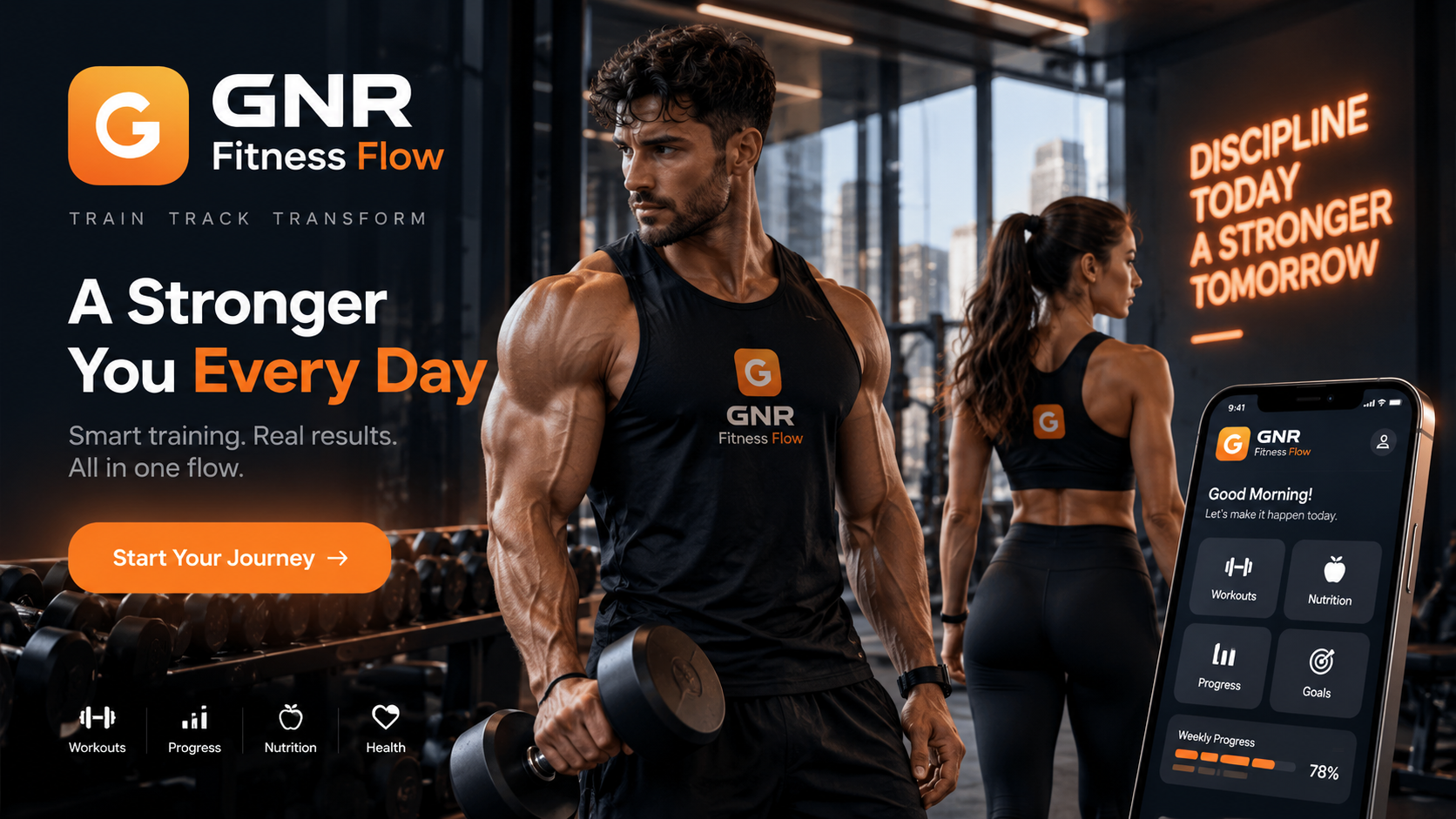 GNR Fitness Flow generated visual