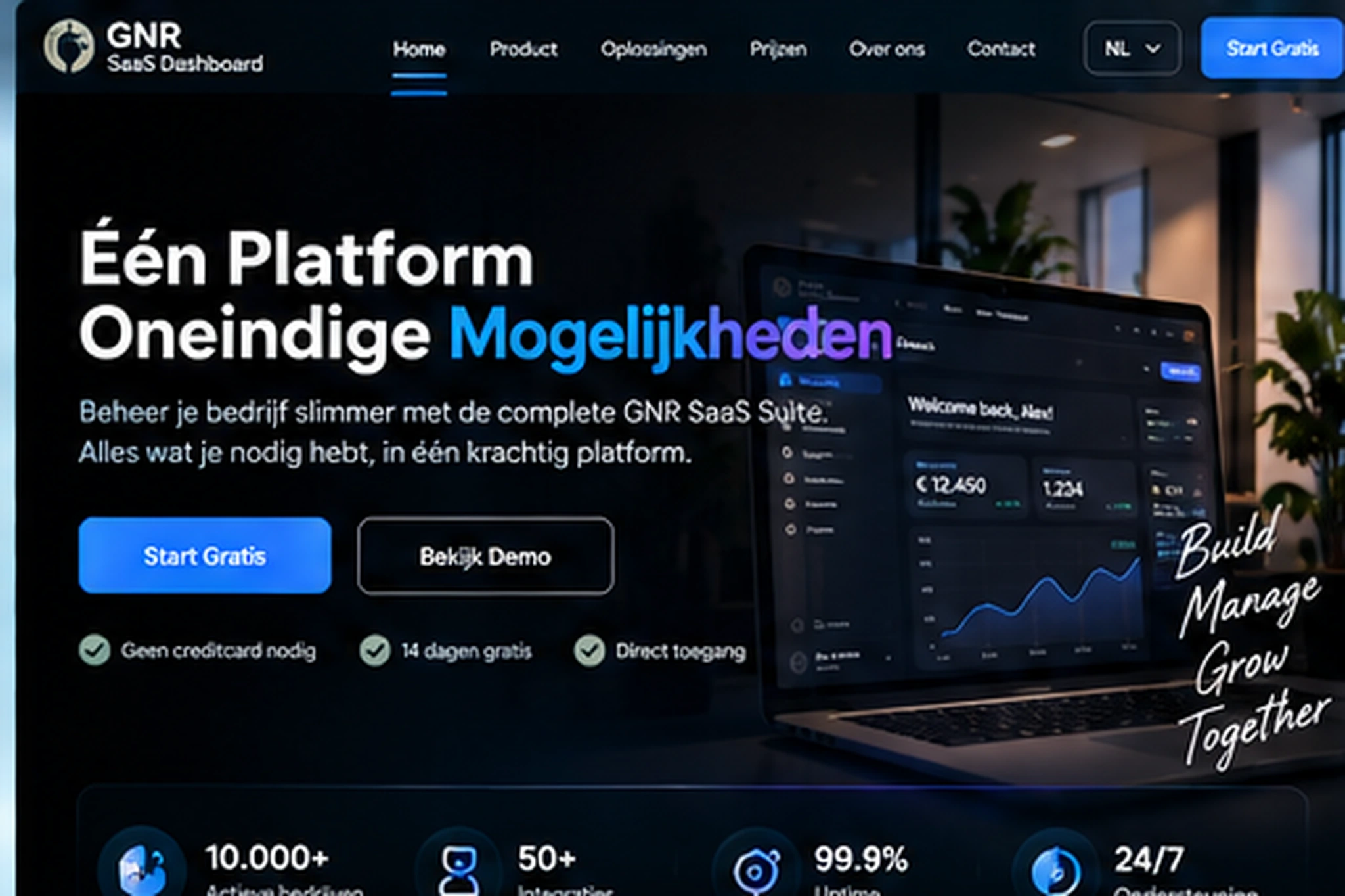 GNR SaaS Dashboard Ultimate