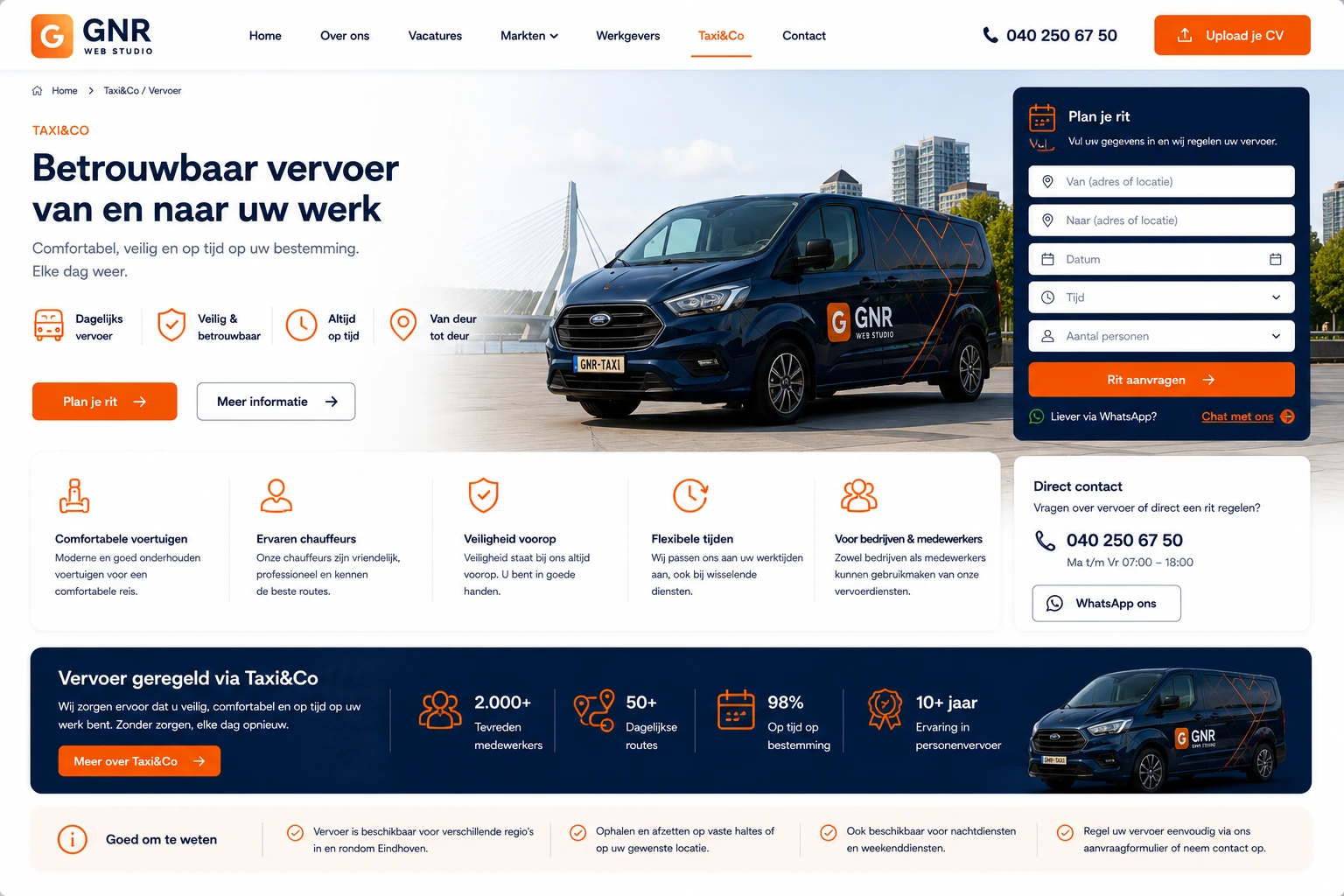 Vervoer via Taxi&Co